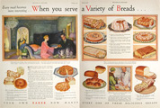 1928 Varieties of Bread Illustrated Article