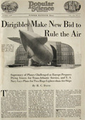 1918 Dirigibles Make Bid to Rule the Air ~ Article & Photos