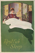 1924 Utica Sheets Booklet ~ How to Make a Bed