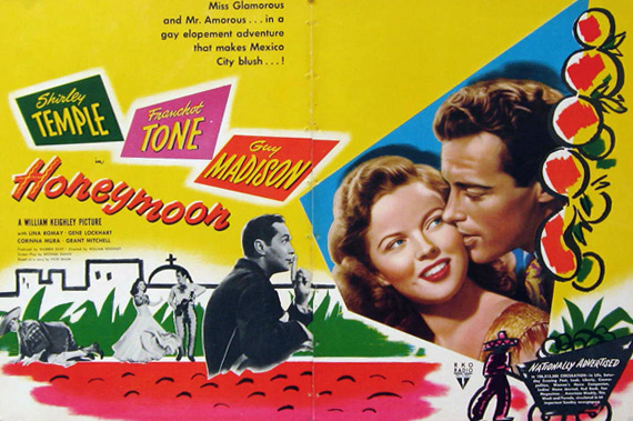 Honeymoon, Shirley Temple 1947 Movie Ad