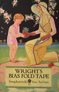 1932 Wright's Bias Fold Tape Sewing Booklet No. 26
