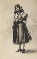 1920's Woman Real Photo Postcard