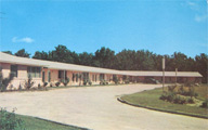 Bradford Motor Court, Starke FL Vintage Postcard