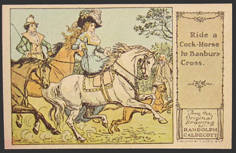Randolph Caldecott Cock-Horse to Banbury Postcard