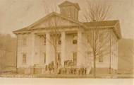 Andes, NY Hilton High School Real Photo Postcard