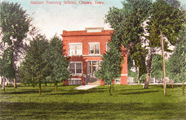 Onawa, IA Manuel Training School Vintage Postcard