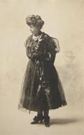 1920's Woman Real Photo Postcard