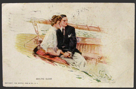 Howard Chandler Christy Sailing Close Postcard