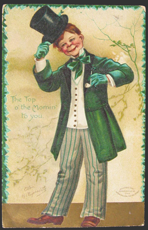Ellen Clapsaddle Top o' the Mornin' St. Pats Postcard