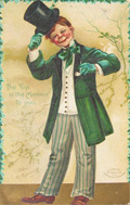 Ellen Clapsaddle Top o' the Mornin' St. Pats Postcard