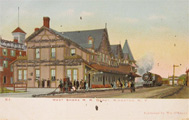 Kingston, NY West Shore RR Railroad Depot Postcard