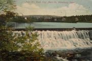 Waterbury CT Postcard ~ John D's Pond, East Main Street