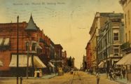 Muncie, IN ~ Walnut Street Postcard