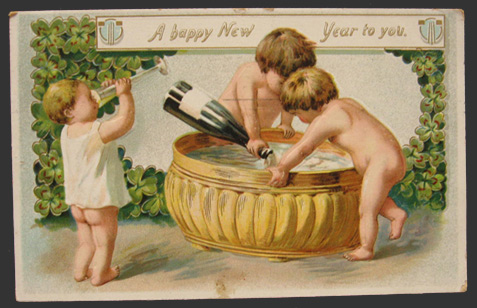 Шампанское. Часть 3. Старинная реклама и открытки.