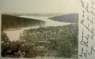 Lake Hopatcong, NJ RPPC Postcard ~ River Styx