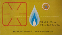 Elizabethtown Gas Company Vintage Gold Star Range Recipe Book