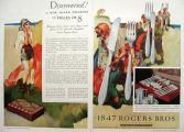 1930 Rogers Bros Ad ~ Silhouette ~ Pirate's Treasure