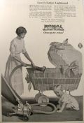1920 Royal Electric Vacuum Cleaner Ad ~ Wicker Carriage