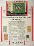 1928 Sellers Hoosier Kitchenaire Ad ~ Stylish Kitchen