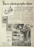 1929 Vintage Toastmaster Toaster Ad ~ How It Works