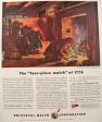 1944 Universal Match Corp. Ad ~ History of Fire ~ Norman Price