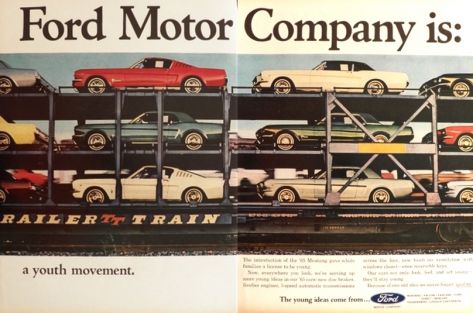 1965 Ford Mustang Ad ~ Youth Movement