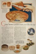 1918 Pyrex Bakeware Ad ~ Food Cooks Better