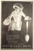 1918 Rogers Bros. Silverware Ad ~ Queen Anne