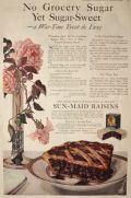 1919 Sunmaid Raisins Ad ~ A Wartime Treat