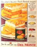 1928 Del Monte Sliced Peaches Ad