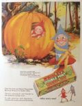 1928 Wrigley Gum Ad ~ Mother Goose, Peter Pumpkin Eater