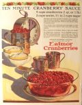 1928 Eatmor Cranberries Ad ~ Cranberry Sauce Recipe