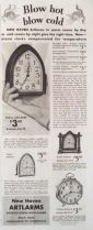 1930 New Haven Alarm Clock Ad ~ Artistic Artlarms