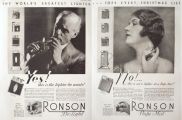 1929 Ronson Lighters & Perfu-Mist Perfume Sprayer Ad