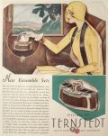 1929 Ternstedt Automobile Fittings Ad ~ Vanity & Smoking Cases