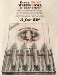 1929 White Owl Cigars Ad ~ Every Third is Your Velvet