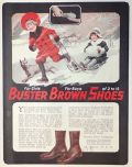 1920 Buster Brown Shoes Ad ~ Buster & Tige Play in the Snow