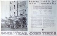 1920 Goodyear Tires Ad ~ Harris Transfer Co., Indianapolis Photo