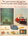 1951 Reo Gold Comet Truck Ad ~ 2 Reasons to Buy