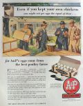 1930 A&P Food Stores Ad ~ Best Eggs