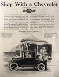 1923 Chevy Utility Coupe Ad ~ Help to Housekeepers