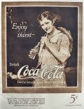1923 Coke Coca Cola Ad ~ Sunshine & Fresh Air