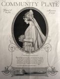 1922 Community Plate Ad ~ Grosvenor Pattern