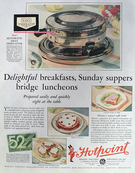 1930 waffle maker