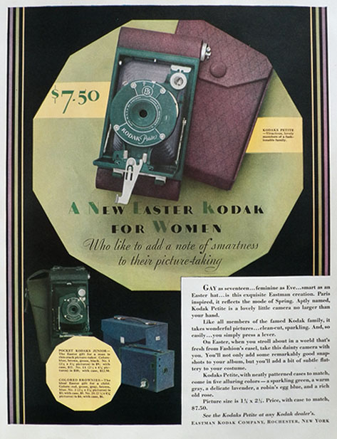 1930 Kodak Petite Camera Ad ~ In Colors