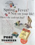 1930 Post Toasties Cereal Ad ~ Marbles