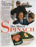 1930 Del Monte Spinach Ad ~ Husbands Lunches