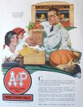 1929 A&P Stores Ad ~ Where Economy Rules