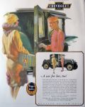 1928 Chevy Roadster Ad ~ Fred Mizen Art