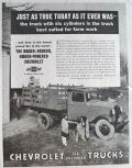 1934 Chevy Six Cylinder Truck Ad ~ Best Suited for Farm Work